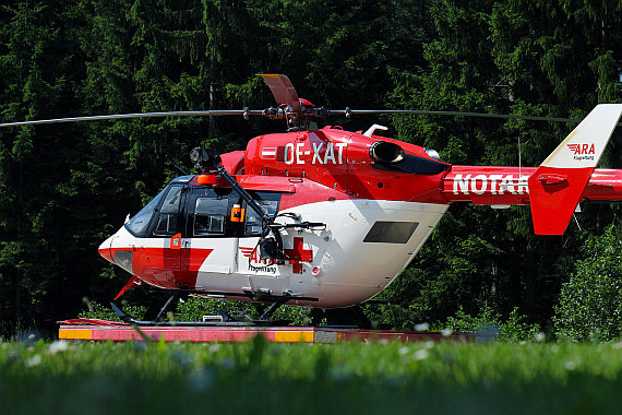 BK-117 DRF ARA-Flugrettung Notarzthubschrauber OE-XAT Foto Christian Köck_001