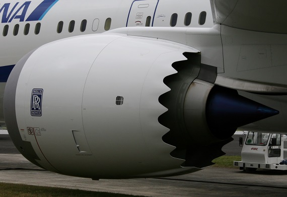 Rolls Royce Trent 1000 Triebwerk Dreamliner 787 Foto Nicolas Eschenbach Farnborough Airshow 2016 Foto Nicolas Eschenbach / Austrian WIngs Media Crew