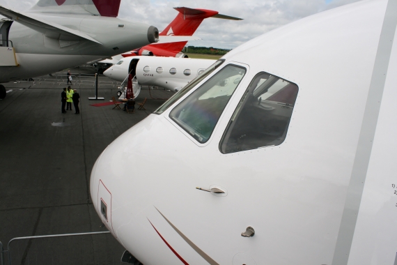 CityJet Suchoi Superjet SSJ 100 Foto Nicolas Eschenbach Farnborough Airshow 2016 Foto Nicolas Eschenbach / Austrian WIngs Media Crew