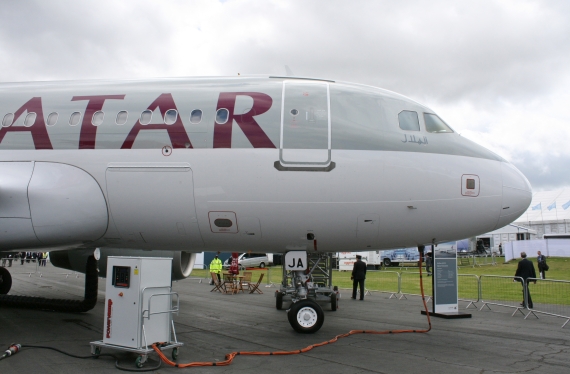 Airbus A319 Qatar Executive Foto Nicolas Eschenbach Farnborough Airshow 2016 Foto Nicolas Eschenbach / Austrian WIngs Media Crew