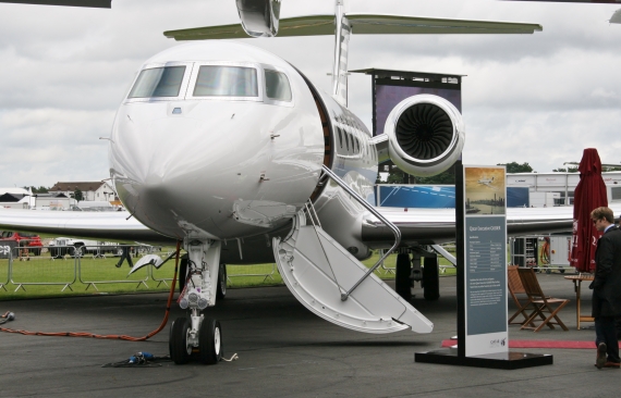 Qatar Executive Gulfstream G650 Foto Nicolas Eschenbach Farnborough Airshow 2016 Foto Nicolas Eschenbach / Austrian WIngs Media Crew