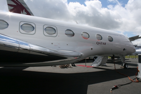 Qatar Executive Gulfstream G650 Foto Nicolas Eschenbach Farnborough Airshow 2016 Foto Nicolas Eschenbach / Austrian WIngs Media Crew Qatar Executive Gulfstream G650 Foto Nicolas Eschenbach Farnborough Airshow 2016 Foto Nicolas Eschenbach / Austrian WIngs Media Crew