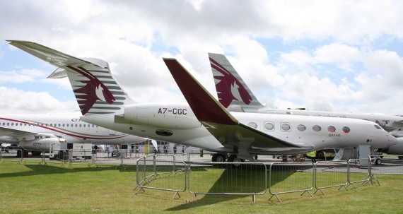 Qatar Executive Gulfstream G650 Foto Nicolas Eschenbach Farnborough Airshow 2016 Foto Nicolas Eschenbach / Austrian WIngs Media Crew