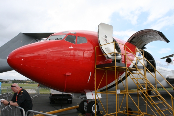 Boeing 727 Oil Spill Response Farnborough Airshow 2016 Foto Nicolas Eschenbach / Austrian WIngs Media Crew Boeing 727 Oil Spill Response Farnborough Airshow 2016 Foto Nicolas Eschenbach / Austrian WIngs Media Crew