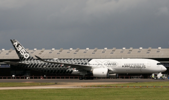 Airbus A350 Farnborough Farnborough Airshow 2016 Foto Nicolas Eschenbach / Austrian WIngs Media Crew