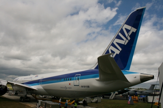 ANA All Nippon Boeing 787-9 Foto Nicolas Eschenbach Farnborough Airshow 2016 Foto Nicolas Eschenbach / Austrian WIngs Media Crew