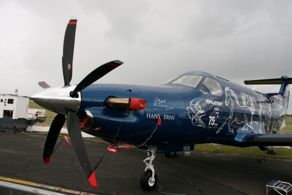 Pilatus PC12 Farnborough PC-12 PC 12 Farnborough Airshow 2016 Foto Nicolas Eschenbach / Austrian WIngs Media Crew