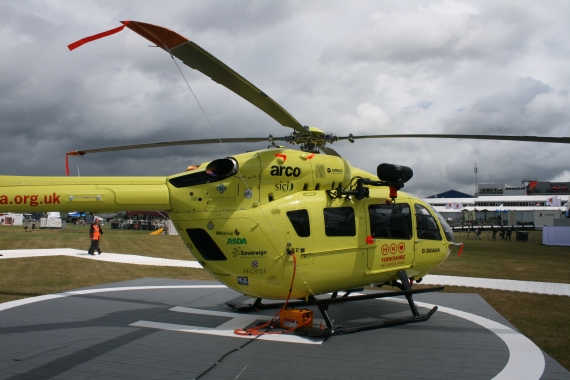 Air Ambulance Hubschrauber Farnborough Airshow 2016 Foto Nicolas Eschenbach / Austrian WIngs Media Crew