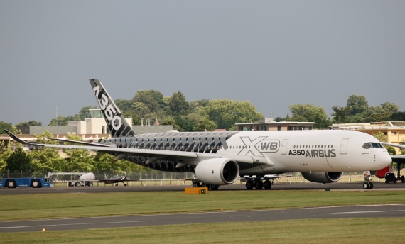 Airbus A350-900 Farnborough Airshow 2016 Foto Nicolas Eschenbach / Austrian WIngs Media Crew