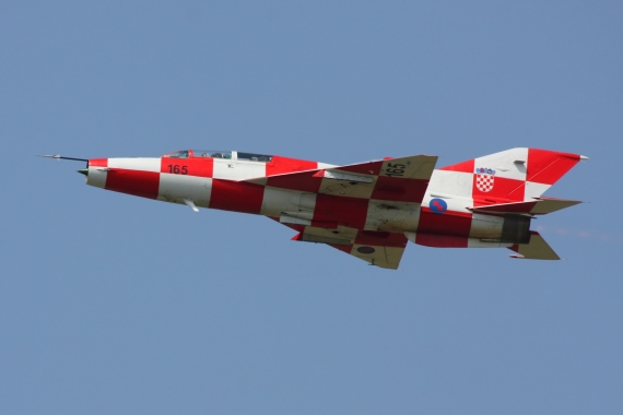 165 Mig-21UM Croatian AF Varazdin 230716 Robert Erenstein