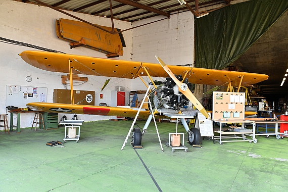 Auch die zweite Boeing Stearman soll schon bald wieder abheben.