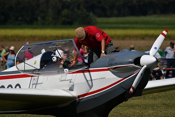 Flugplatzfest Spitzerberg 2016 Huber Austrian Wings Media Crew Closeup Motorfalke DSC_0022 Segelfliegergruppe Spitzerberg Closeup Motorfalke