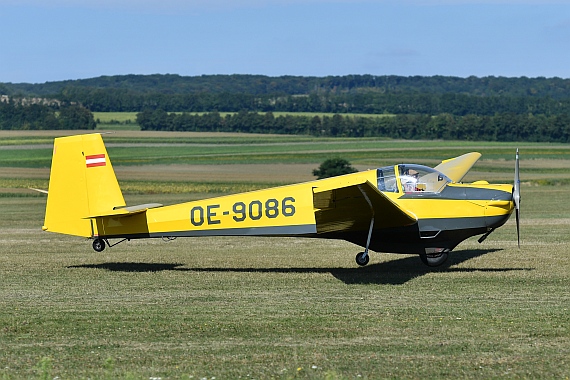 Flugplatzfest Spitzerberg 2016 Huber Austrian Wings Media Crew OE-9086 SF-25 Motorfalke DSC_0263