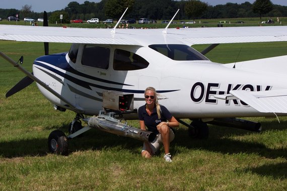 Maschine der Kremser Hagelflieger ...