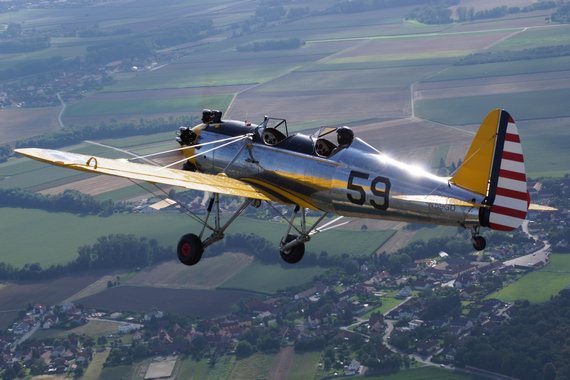 Igo Etrich Treffen Krems 2016 Air2Air AirtoAir Air to Air Ryan PT-22 20160813_0616_LOAG_Foto David Wildberger