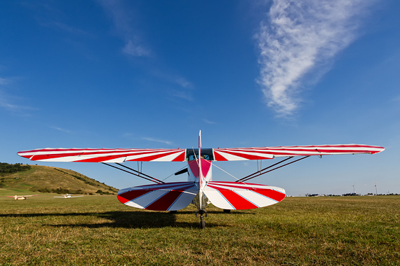 Thomas Ranner Flugplatzfest Spitzerberg 2016 Flugzeug von hinten