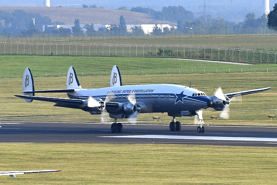 Abflug Breitling Super Constellation HB-RSC Credit Huber Austrian Wings Media Crew DSC_0757