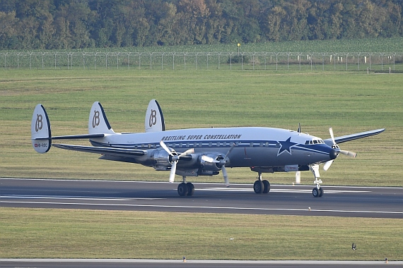 Abflug Breitling Super Constellation HB-RSC Credit Huber Austrian Wings Media Crew DSC_0779