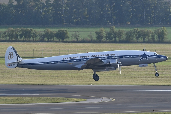 Abflug Breitling Super Constellation HB-RSC Credit Huber Austrian Wings Media Crew DSC_0794