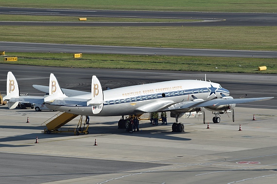 Beate Falkensteiner Breitling Super Constellation HB-RSC