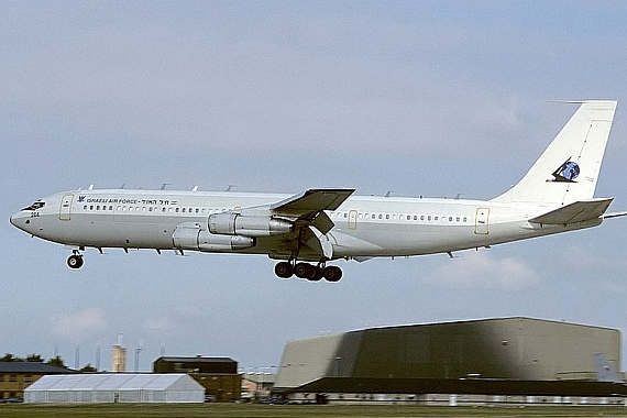 Boeing 707 der israelischen Luftstreitkräfte, Symbolbild - Foto: Mike Freer via Wikipedia GNU 1.2