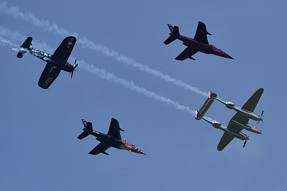 DSC_0067 Corsair Alpha Jets Lightning Flying Bulls Formation Airpower 2016 Foto Huber Austrian Wings Media Crew