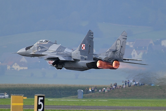 DSC_0360 Mig 29 Fulcrum polnische Luftstreitkräfte Airpower 2016 Foto Huber Austrian Wings Media Crew