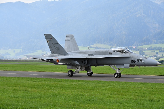 DSC_0555 F-18 spanische Luftstreitkräfte Airpower 2016 Foto Huber Austrian Wings Media Crew