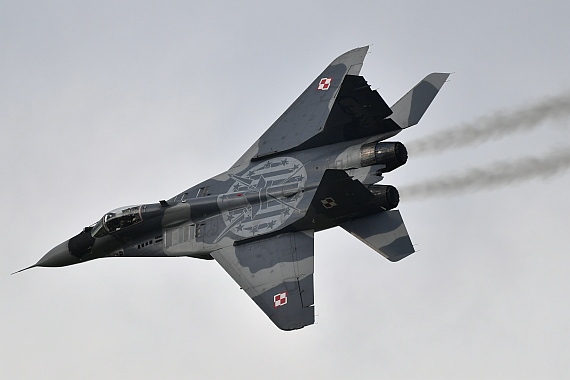 DSC_0742 Mig 29 Fulcrum polnische Luftwaffe Airpower 2016 Foto Huber Austrian Wings Media Crew