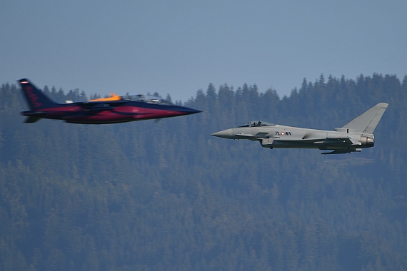 DSC_1052 Eurofighter trifft Alpha Jet Airpower 2016 Foto Huber Austrian Wings Media Crew
