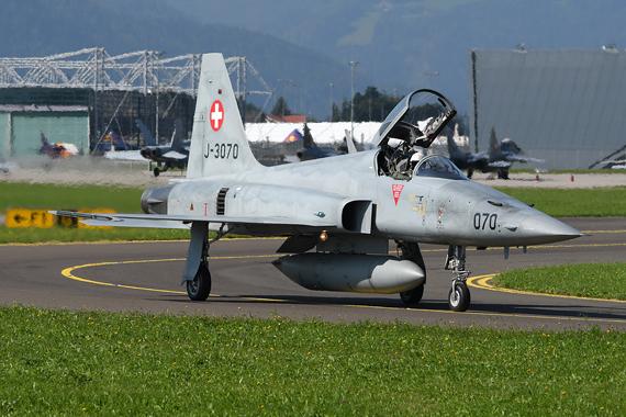 Schweizer Luftwaffe Northrop Tiger F-5 - Foto Austrian Wings Media Crew