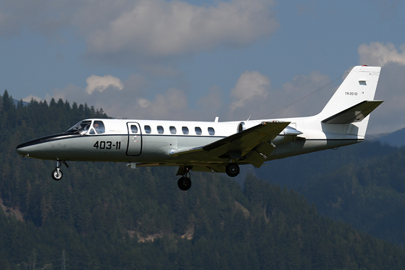 Spanische Luftwaffe Cessna 560 Citation - Foto Austrian Wings Media Crew