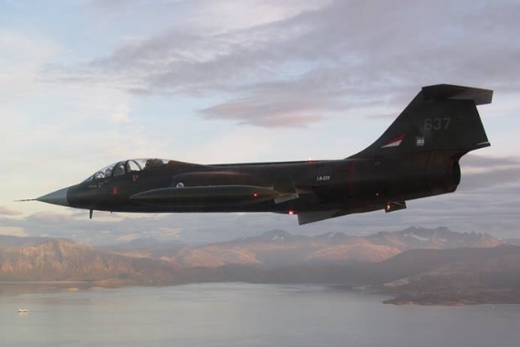 Die von Eskil Amdal pilotierte F-104 - Foto: Starfighter.no via Facebook
