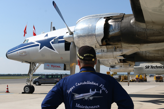 HB-RSC Breitling Super Constellation Foto Zeilinger Austrian Wings Media Crew