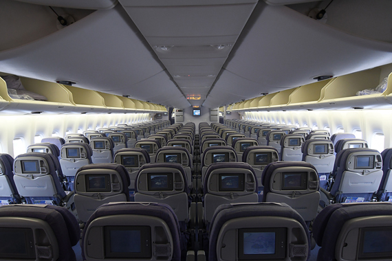 Blick in die Economy Class einer China Airlines Boeing 747-400 - Foto: Austrian Wings Media Crew