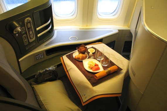 In der EVA Air Business Class verspricht die private taiwanesische Airline ein Extraplus an Komfort und Kulinarik.