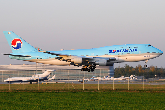 Auch Korean Air ...