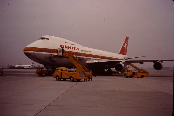 Lange vor Lauda Air gab es von Wien aus Direktflüge nach Australien - an Bord von Qantas - Foto: Wolfgang Pilss