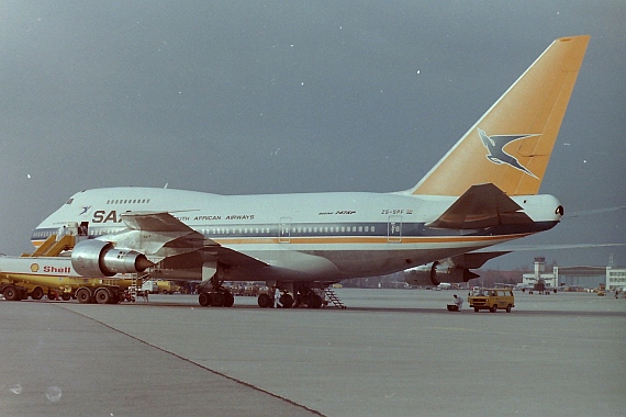South African Airways war lange Zeit Stammgast mit 747SP und 747-200 in Wien - Fotos: Wolfgang Pilss