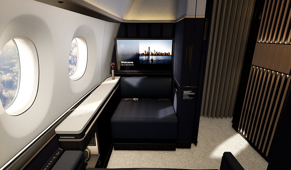 Lufthansa präsentiert neue „First Class Suite Plus“ Privatzimmer über