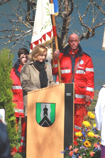 "Der liebe Gott holt sich auch die Guten", sagte Innenministerin Fekter und kämpfte dabei mit den Tränen