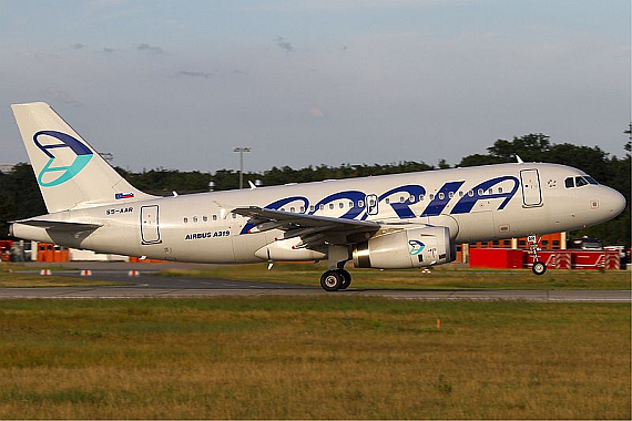 A319 von Adria Airways - Foto: Konstantin von Wedelstädt