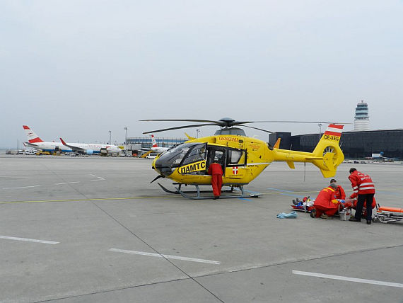 C9 Einsatz am Flughafen Wien-Schwechat - Foto: ÖAMTC (mit freundlicher Genehmigung durch Fr. Knerr, ÖAMTC)