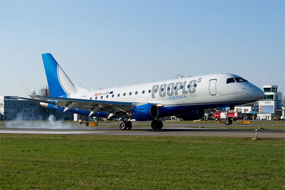 People's Viennaline Embraer 170 Jet