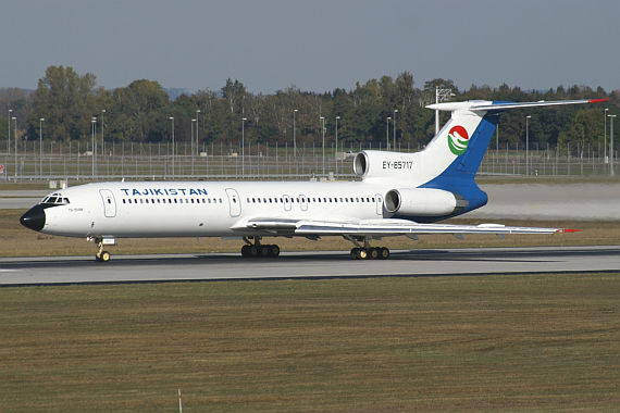 Tajik Air TU-154 - Foto: Jürgen Lehle (albspotter.eu)