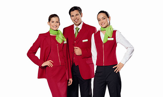 Tyrolen Uniformen - Foto: Austrian Airlines