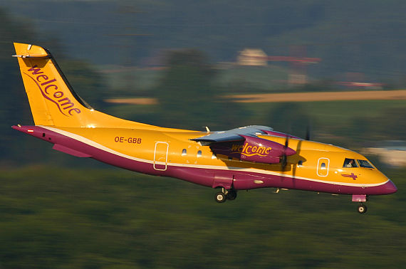 Fliegen künftig im Auftrag der AUA auf der Strecke Wien - Linz: Do 328 von Welcome Air - Foto: Welcome Air