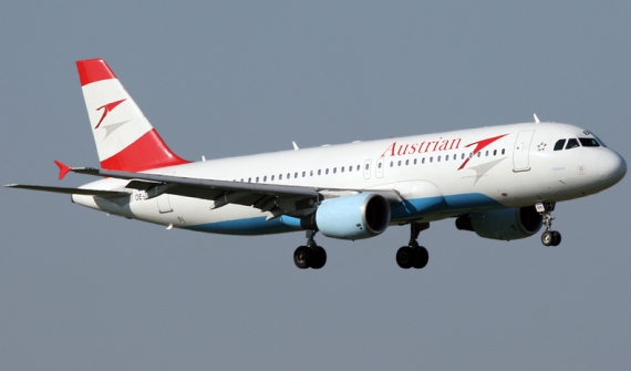 Airbus A320 von Austrian Airlines – Foto: Andreas Lötsch