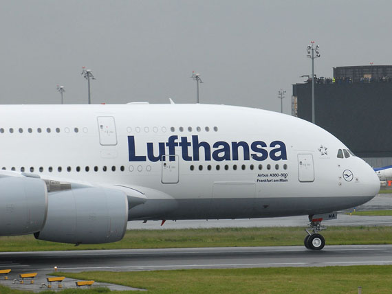 Können künftig auch auf den Philippinen gewartet werden: A380 von Lufthansa - Foto: P. Radosta / Austrian Wings