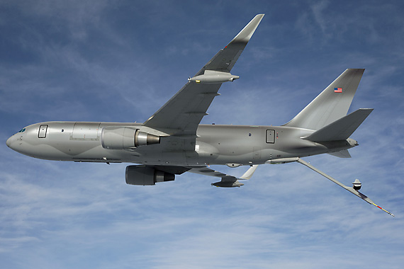 Ein auf der Boeing 767 basierendes Modell, wird die KC-135 Tanker, deren Technik noch aus den 1950ern stammt, ablösen - Grafik: Boeing